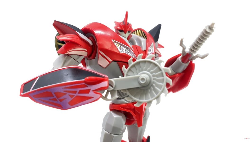 Transformers RED Prime Knock Out In Hand Image  (18 of 37)